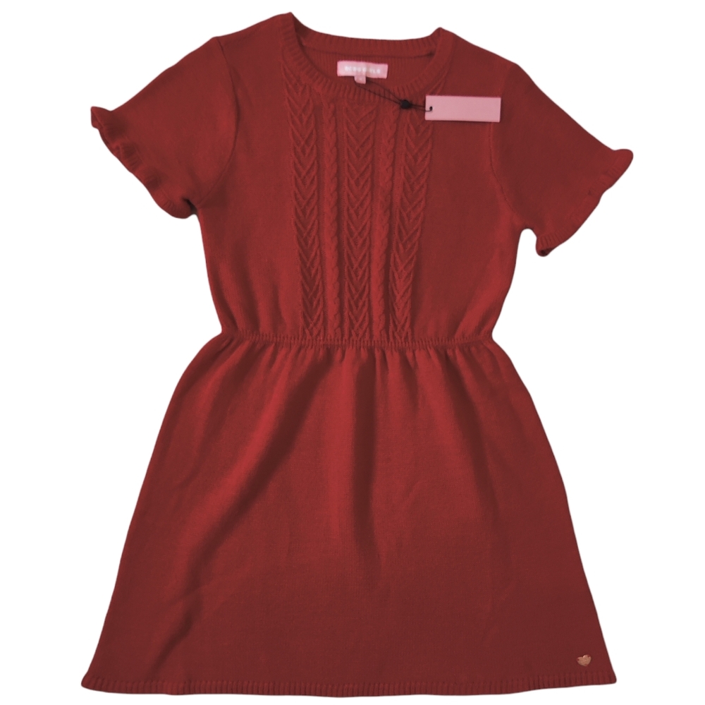 Girls Sweater Dress Red BCBG Medium NWT